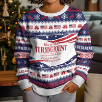 This is The Turning Point Kid Ugly Christmas Sweater Patriotic American - Wonder Print Shop