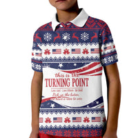 This is The Turning Point Kid Polo Shirt Patriotic American - Wonder Print Shop