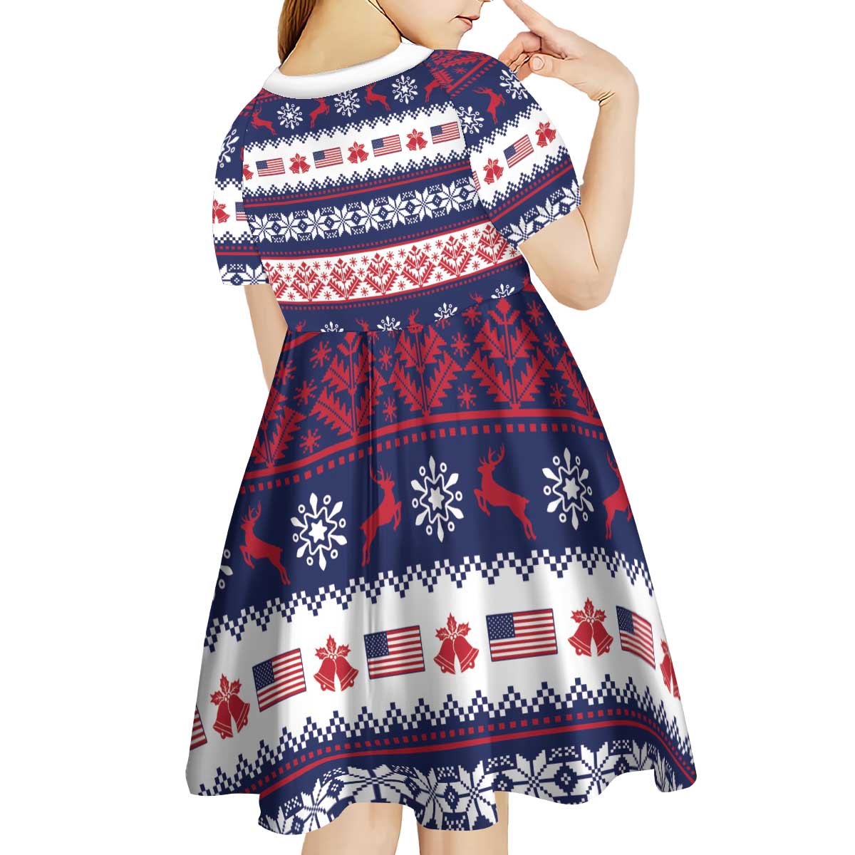 This is The Turning Point Kid Short Sleeve Dress Patriotic American - Wonder Print Shop