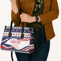 This is The Turning Point Leather Bag Patriotic American - Wonder Print Shop