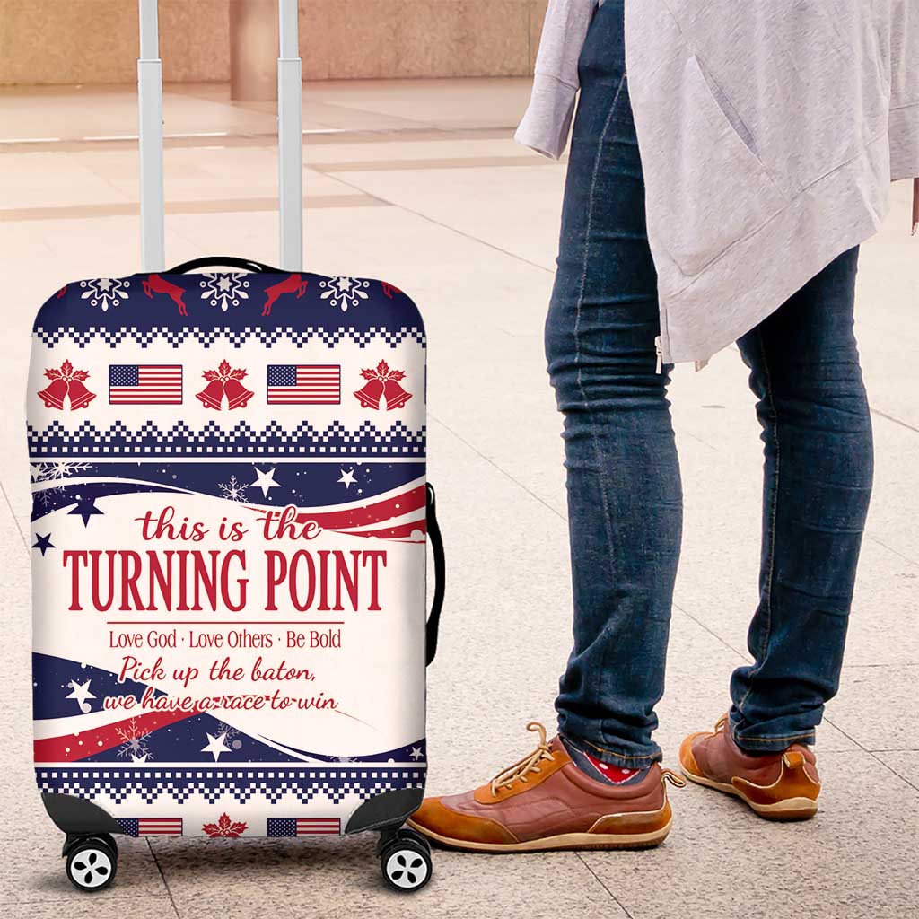 This is The Turning Point Luggage Cover Patriotic American - Wonder Print Shop