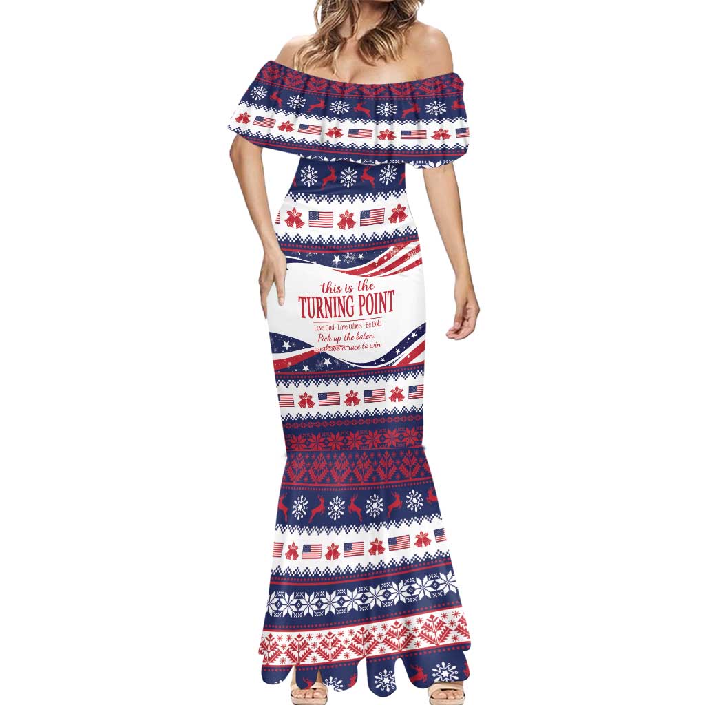 This is The Turning Point Mermaid Dress Patriotic American - Wonder Print Shop