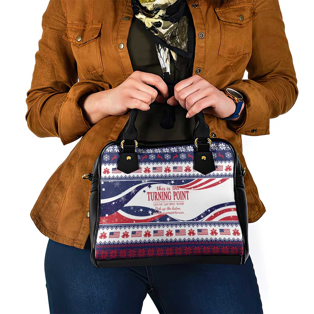This is The Turning Point Shoulder Handbag Patriotic American - Wonder Print Shop