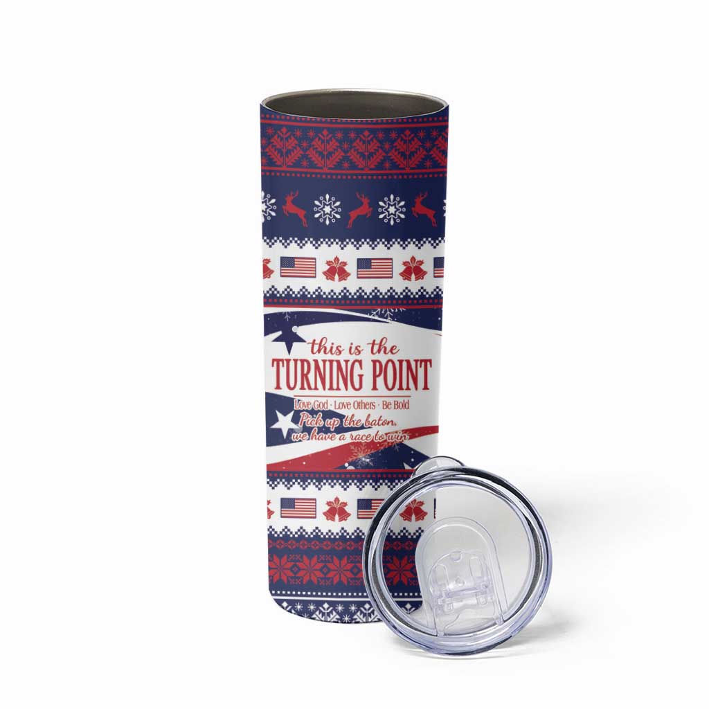 This is The Turning Point Skinny Tumbler Patriotic American - Wonder Print Shop