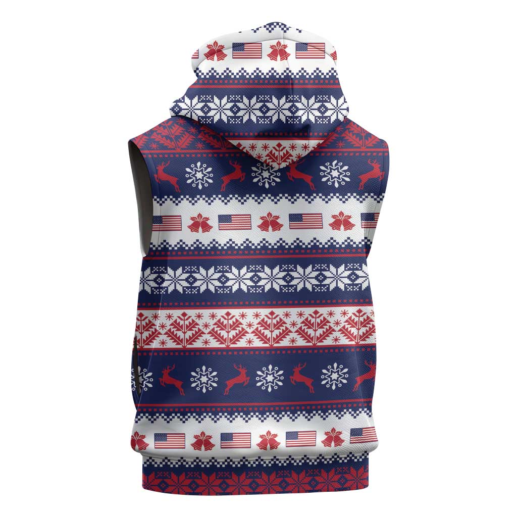 This is The Turning Point Sleeveless Zip Hoodie Patriotic American - Wonder Print Shop