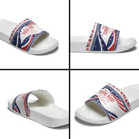 This is The Turning Point Slide Sandals Patriotic American - Wonder Print Shop