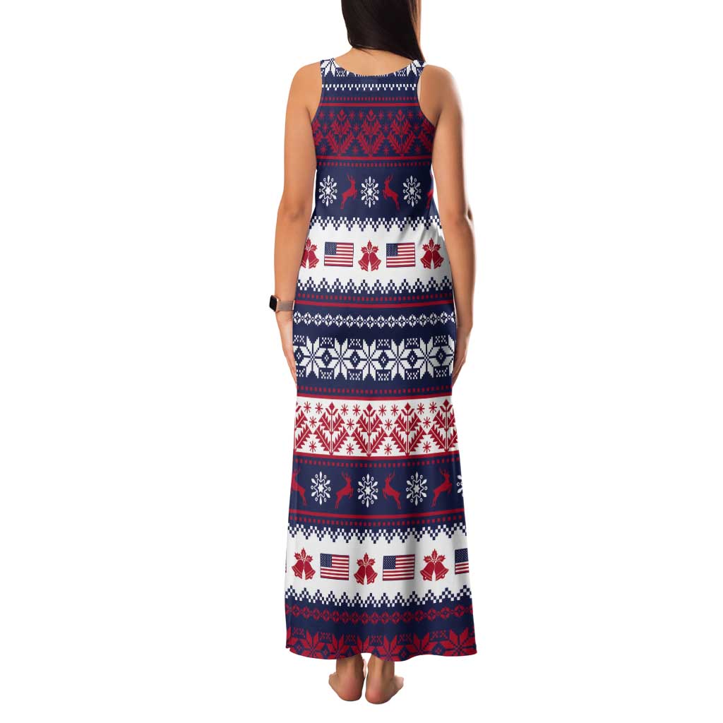 This is The Turning Point Tank Maxi Dress Patriotic American - Wonder Print Shop