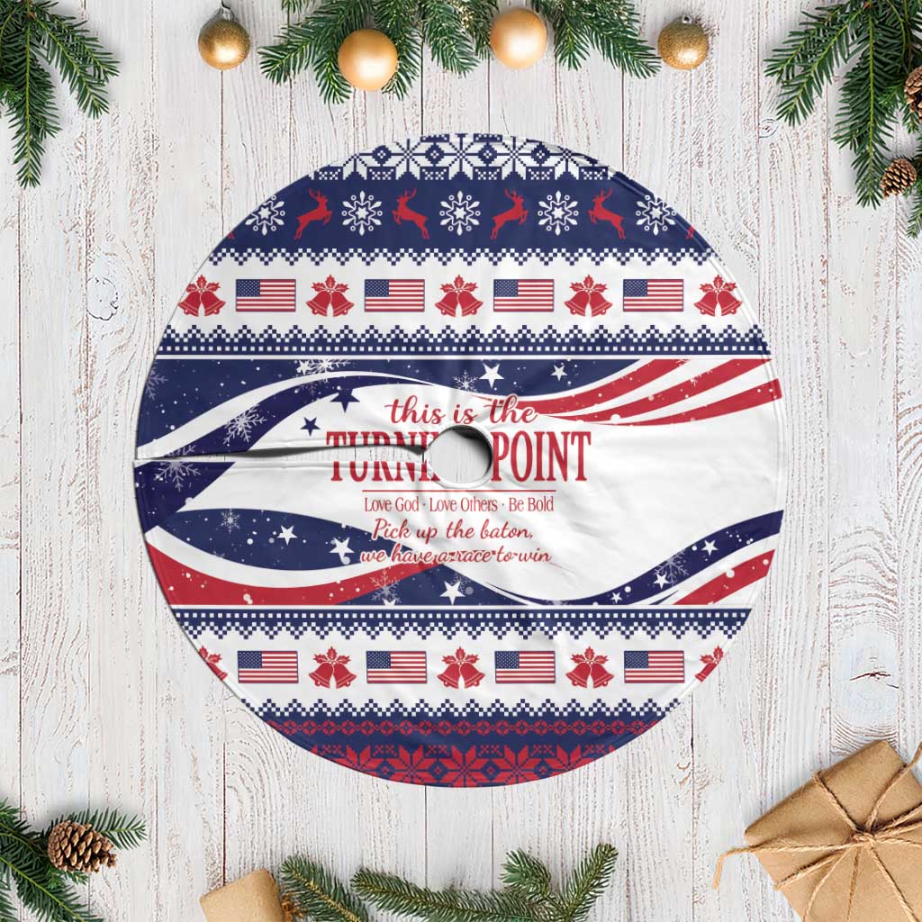 This is The Turning Point Tree Skirt Patriotic American - Wonder Print Shop