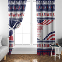 This is The Turning Point Window Curtain Patriotic American - Wonder Print Shop