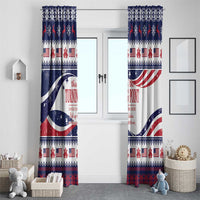 This is The Turning Point Window Curtain Patriotic American - Wonder Print Shop