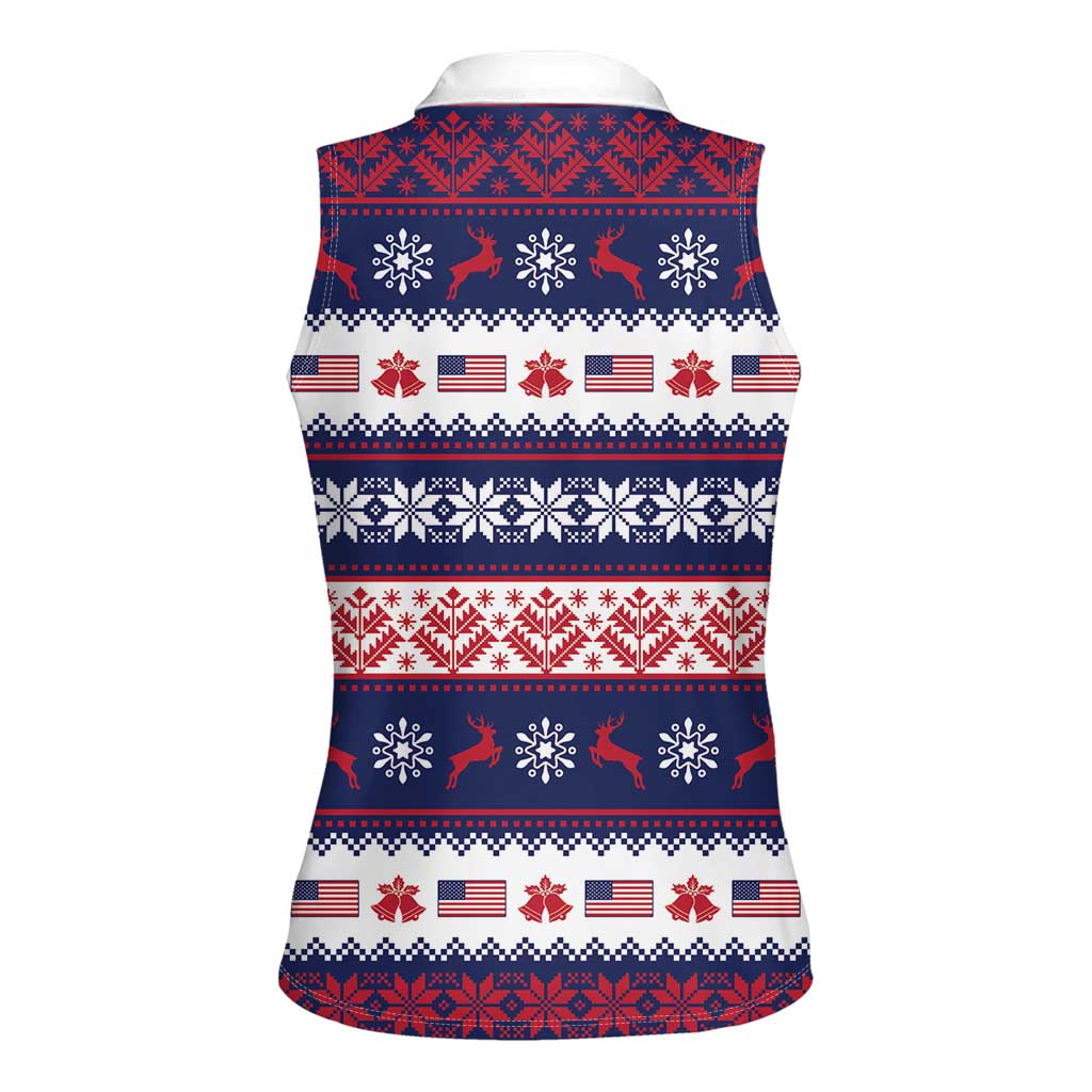 This is The Turning Point Women Sleeveless Polo Shirt Patriotic American - Wonder Print Shop