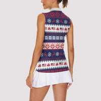 This is The Turning Point Women Sleeveless Polo Shirt Patriotic American - Wonder Print Shop