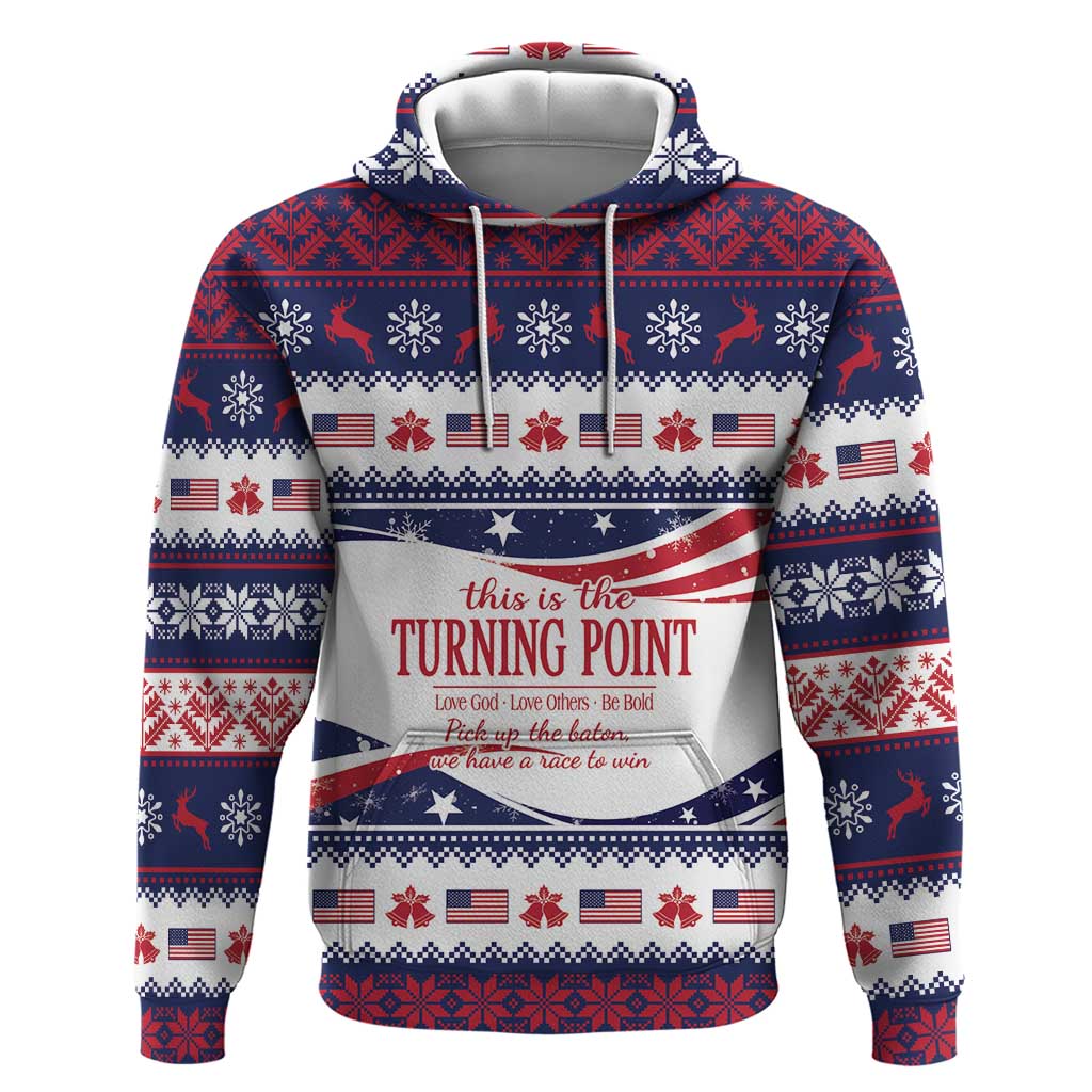 This is The Turning Point Zip Hoodie Patriotic American - Wonder Print Shop