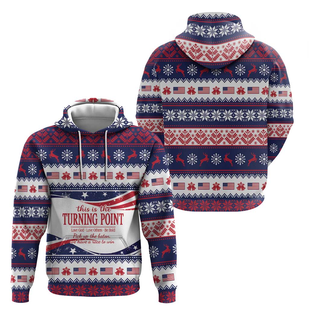 This is The Turning Point Zip Hoodie Patriotic American - Wonder Print Shop
