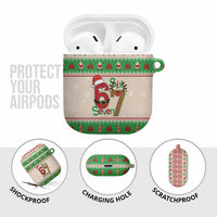 Funny Six Seven Meme Christmas AirPods Case Santa Says 6 7 - Wonder Print Shop