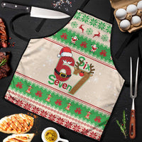 Funny Six Seven Meme Christmas Apron Santa Says 6 7 - Wonder Print Shop