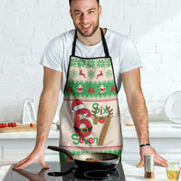 Funny Six Seven Meme Christmas Apron Santa Says 6 7 - Wonder Print Shop