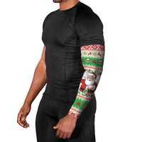 Funny Six Seven Meme Christmas Arm Sleeves Santa Says 6 7 - Wonder Print Shop