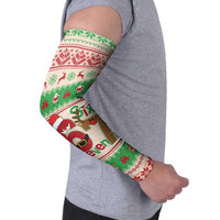 Funny Six Seven Meme Christmas Arm Sleeves Santa Says 6 7 - Wonder Print Shop