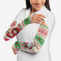 Funny Six Seven Meme Christmas Arm Sleeves Santa Says 6 7 - Wonder Print Shop