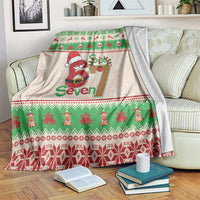 Funny Six Seven Meme Christmas Blanket Santa Says 6 7 - Wonder Print Shop