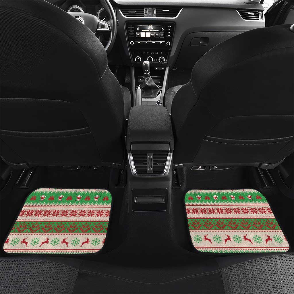 Funny Six Seven Meme Christmas Car Mats Santa Says 6 7 - Wonder Print Shop