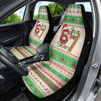Funny Six Seven Meme Christmas Car Seat Cover Santa Says 6 7 - Wonder Print Shop