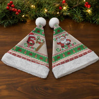Funny Six Seven Meme Christmas Santa Hat Santa Says 6 7 - Wonder Print Shop