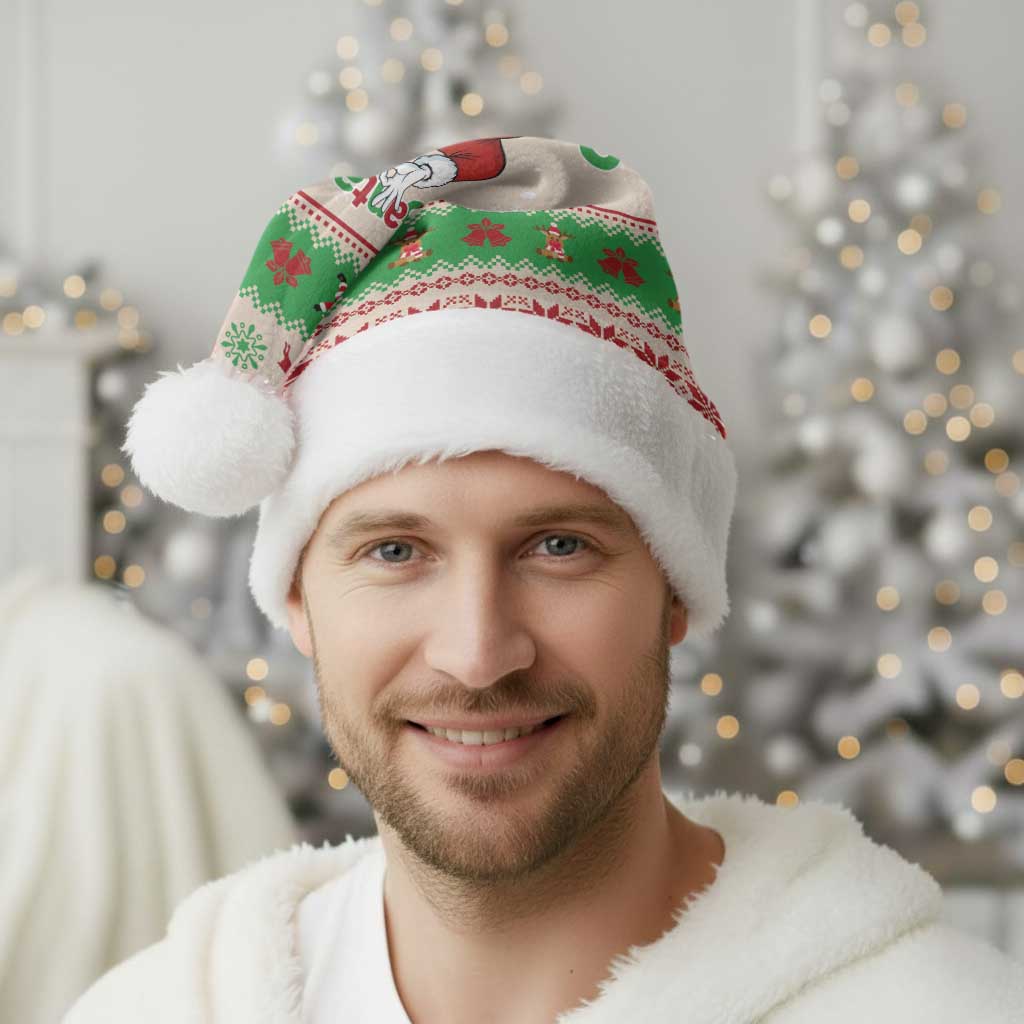 Funny Six Seven Meme Christmas Santa Hat Santa Says 6 7 - Wonder Print Shop
