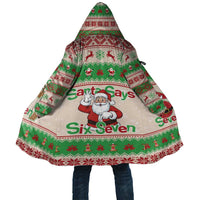 Funny Six Seven Meme Christmas Cloak Santa Says 6 7 - Wonder Print Shop