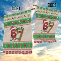 Funny Six Seven Meme Christmas Garden Flag Santa Says 6 7 - Wonder Print Shop