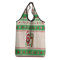 Funny Six Seven Meme Christmas Grocery Bag Santa Says 6 7 - Wonder Print Shop