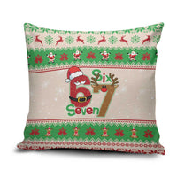 Funny Six Seven Meme Christmas Pillow Cover Santa Says 6 7 - Wonder Print Shop