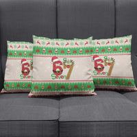 Funny Six Seven Meme Christmas Pillow Cover Santa Says 6 7 - Wonder Print Shop