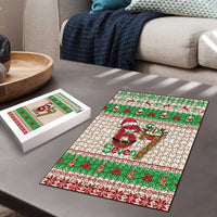 Funny Six Seven Meme Christmas Puzzle Santa Says 6 7 - Wonder Print Shop