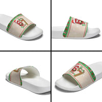 Funny Six Seven Meme Christmas Slide Sandals Santa Says 6 7 - Wonder Print Shop