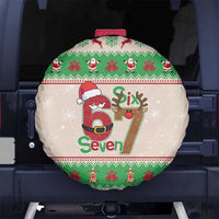 Funny Six Seven Meme Christmas Spare Tire Cover Santa Says 6 7 - Wonder Print Shop