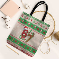 Funny Six Seven Meme Christmas Tote Bag Santa Says 6 7 - Wonder Print Shop