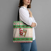 Funny Six Seven Meme Christmas Tote Bag Santa Says 6 7 - Wonder Print Shop