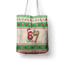 Funny Six Seven Meme Christmas Tote Bag Santa Says 6 7 - Wonder Print Shop