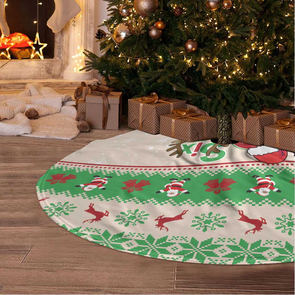 Funny Six Seven Meme Christmas Tree Skirt Santa Says 6 7 - Wonder Print Shop