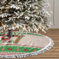 Funny Six Seven Meme Christmas Tree Skirt Santa Says 6 7 - Wonder Print Shop