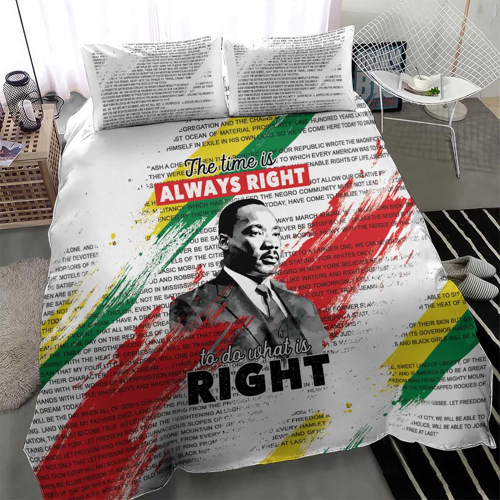 Martin Luther King Bedding Set Honoring The Legacy White Version LT05 - Wonder Print Shop