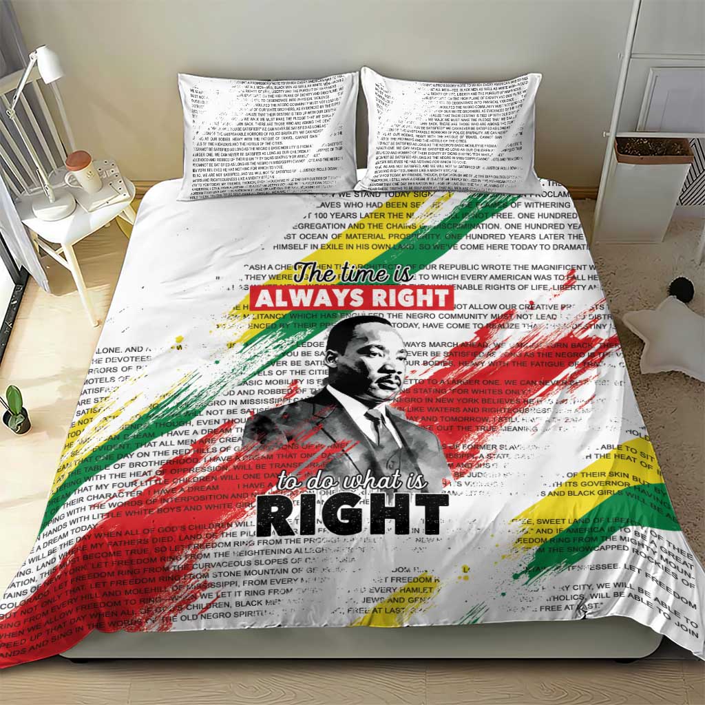 Martin Luther King Bedding Set Honoring The Legacy White Version LT05 - Wonder Print Shop