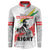 Martin Luther King Button Sweatshirt Honoring The Legacy White Version LT05 - Wonder Print Shop