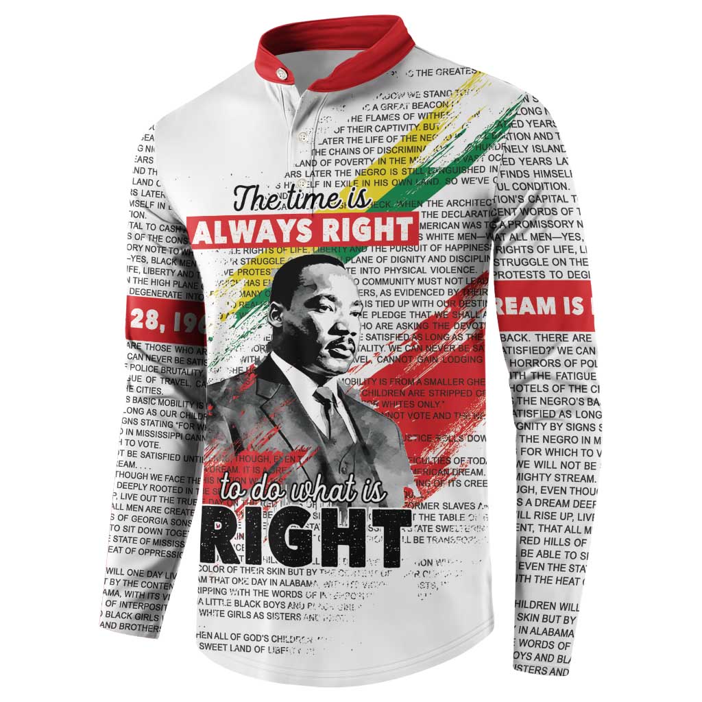Martin Luther King Button Sweatshirt Honoring The Legacy White Version LT05 - Wonder Print Shop