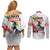 Martin Luther King Couples Matching Off Shoulder Short Dress and Long Sleeve Button Shirt Honoring The Legacy White Version LT05 - Wonder Print Shop