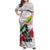 Martin Luther King Family Matching Off Shoulder Maxi Dress and Hawaiian Shirt Honoring The Legacy White Version LT05 - Wonder Print Shop