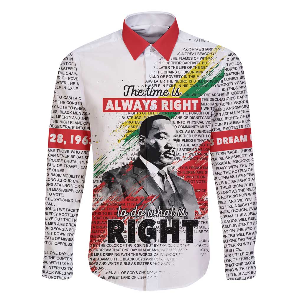 Martin Luther King Family Matching Summer Maxi Dress and Hawaiian Shirt Honoring The Legacy White Version LT05 - Wonder Print Shop