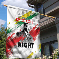 Martin Luther King Garden Flag Honoring The Legacy White Version LT05 - Wonder Print Shop